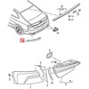 VAG AUDI galinio žibinto kairės pusės išorinis išorinis 8W6945105C originalus