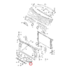 VAG AUDI Q3 12-16 O/S dešiniojo priekinio žibinto atramos laikiklis originali 8U0805608A