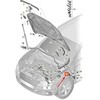 VAG Audi Q3 8U variklio dangčio atleidimo rankena LHD originali 8U18235334PK
