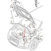 VAG AUDI Q3 8U Variklio Gaubto Užrakto Kabelis 8U0823535 NAUJAS ORIGINALUS