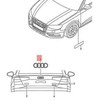 VAG AUDI Q3 F3 Galinis Emblemas Ženklelis 8V5853742T94 NAUJAS ORIGINALUS