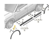 VAG AUDI Q3 F3 priekinio kairiojo rato arkos dangtis originalus 83A853717CGRU