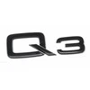 VAG AUDI Q3 logotipas Juodas bagažinės SQ3 RSQ3 ženkliukas 83A071803 Originalus