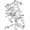 VAG AUDI Q3 RSQ3 84B 8UB 8UG ventiliacijos angų juoda 8U1820951C6PS originali
