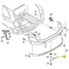 VAG AUDI Q5 09-12 galinio bamperio vilkimo kablio dangtelio dangtelis nugruntuotas originalus 8R0807819A