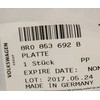 VAG AUDI Q5 13-16 Priekinio bamperio centrinių grotelių uždaromoji plokštė originali 8R0853692B
