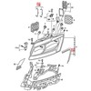 VAG "Audi Q5" 2009-2012 m. priekinių žibintų tvirtinimo klipsų rinkinys originalus 8R0998160