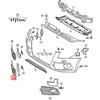 VAG AUDI Q5 83B 8RB Oro kreipiamosios grotelės Satin Juodas/Chrom 8R0807682QBJI Originali
