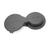 VAG "Audi Q5" centrinės konsolės dvigubo puodelio laikiklio guminis įdėklas originalus 8R0862435A4PK