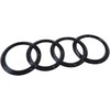 VAG Audi Q5 FY žiedai, emblema, užrašas, logotipas, galinės durys, blizgus juodas originalus 80A853742AT94