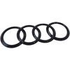 VAG Audi Q5 FY žiedai, emblema, užrašas, logotipas, galinės durys, blizgus juodas originalus 80A853742AT94