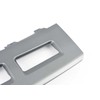 VAG AUDI Q5 S LINE 09-12 Priekinio bamperio centrinis apatinis pilkas spoilerio dangtelis originalus 8R0807110A1RR