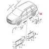 VAG AUDI Q7 4L 4LB gruntuotas ratų arkų praplatinimas originalus 4L0853827AGRU