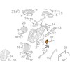 VAG AUDI Q7 4L Dešinės temperatūros reguliavimo sklendės variklis 7L0907512G NAUJAS ORIGINALUS