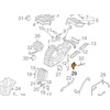 VAG AUDI Q7 4L Dešinės temperatūros reguliavimo sklendės variklis 7L0907512G NAUJAS ORIGINALUS