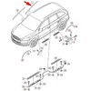 VAG AUDI Q7 4L Priekinis dešinės pusės priekinis stiklas Vandens deflektorius originalus 4L08543275AP