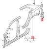 VAG AUDI Q8 RSQ8 Kairio Įdėklas Originalus 4M8809491A