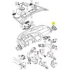 VAG Audi R8 07-12 Priekinis prietaisų skydelis O/S Dešinysis oro ventiliacijos vamzdis LHD originalus 423820902H77