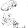 VAG Audi R8 42 Priekinės Kairės Pusės Išorinė Durų Rankena 420837207A NAUJA ORIGINALI 2015
