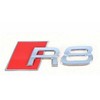 VAG AUDI R8 429 4S3 4S9 Chromuotas užrašas su emblema originalus 420853741A2ZZ