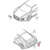 VAG AUDI R8 4S3 4S9 4SP 4SR Audi emblema 4S7853742DT94 Originali