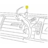 VAG "Audi Raudona Gecko" oro gaiviklis su gėlių kvapo dozatoriumi originalus 000087009B