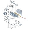 VAG AUDI RS Q3 F3 apatinio įsiurbimo kolektoriaus sandarinimo tarpiklis originalus 07K133379G