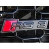 VAG Audi RS3 8V priekinio grotelių emblema ženklelis logotipas blizgus juodas originalus 8V5853736BT94