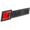 VAG Audi RS3 8V priekinio grotelių emblema ženklelis logotipas blizgus juodas originalus 8V5853736BT94