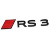 VAG AUDI RS3 Quattro aukštas blizgesys juodas užrašas originalus 8Y0853740C5FQ