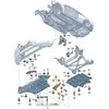 VAG AUDI RS4 13-16 Priekinis dešinysis rato spoileris Originalus 8K0853888C