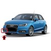 VAG AUDI S1 15 17 Priekinis Kairysis Dešinysis Oro Vairavimo Grotelės Blizgus Juodas Originalus 8XA807648A