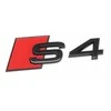 VAG Audi S4 užrašas Juoda emblema Logotipas galinių durelių juoda raudona originali 8W0071804