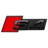 VAG "Audi S4" užrašas Juoda priekinė emblema su logotipu Klipas grotelės Originalus 8W0071805