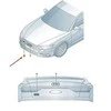 VAG "Audi S8" užrašas Juoda emblema Logotipas Radiatoriaus grotelės originalios 4N0071805
