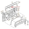 VAG AUDI SEAT A4 Avant Quattro lango angos sandariklis kairėje išorinėje pusėje originalus 8E0837477C