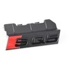 VAG Audi SQ5 emblema su grotelių logotipu, juoda, originali 80A071805