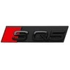 VAG Audi SQ5 emblema su grotelių logotipu, juoda, originali 80A071805