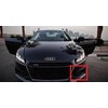 VAG AUDI TT 15-17 S-Line priekinio bamperio apatinė N/S kairės pusės grotelių apdaila juoda originali 8S0807681BT94