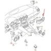 VAG AUDI TT 8J centrinės konsolės jungiklių skydelis originalus 8J0927137C5PR