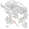 VAG AUDI TT 8J Galinis triukšmo izoliavimas 8J7825238A NAUJAS ORIGINALUS