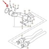 VAG AUDI TT 8J Išmetimo sistemos spaustukas 8J0253460 NAUJAS ORIGINALUS