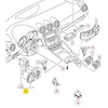VAG AUDI TT chromuotas Europos priekinių žibintų jungiklis su grįžimu namo 08-09 8J1941531G5PR originalus