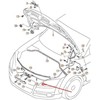 VAG AUDI TT Coupe Roadster 8J3 8J9 dangčio užrakto trosas originalus 8J1823531C