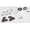 VAG AUDI TT MK3 Šoninės dalies klijų juosta su tvirtinimo detalėmis 8S0898909A NAUJA ORIGINALI