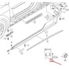 VAG AUDI TT MK3 Šoninės dalies klijų juosta su tvirtinimo detalėmis 8S0898909A NAUJA ORIGINALI