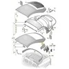 VAG Audi TT TTRS Apdailinė Siela Juoda 2007 2014 Originalus 8J7871257C24A