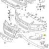 VAG AUDI TT/TTS priekinio bamperio rūko žibintų grotelių apdaila O/S dešinė originali 8J0807152B