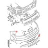 VAG AUDI TTRS Coupe Roadster TT dangtelis vilkimo akiai originalus 8J0807441AGRU