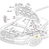 VAG AUDI VW Q7 06-16 TOUAREG 11-16 Juodos spalvos variklio dangčio atleidimo rankena originali 4L2823533A4PK